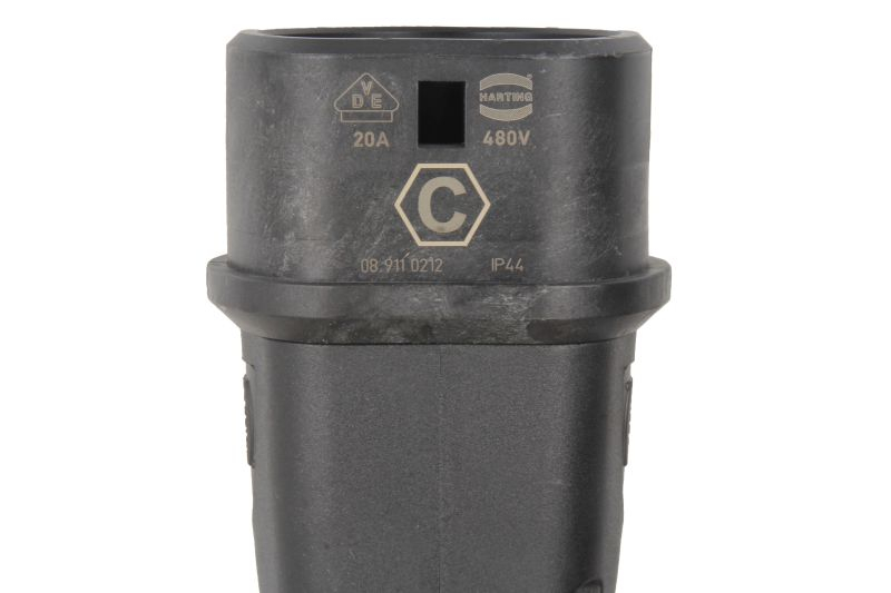 Cablu incarcator drept Harting, numar faze: 3, tip priză: 2, 7,5m, 11kW, 20A, 2,5mm², negru potrivit DS DS 3 / DS 3, DS 4 II, DS 7, DS 9; IVECO DAILY V, DAILY VI, E-WAY 11117165-ZYA 10.83- [4]