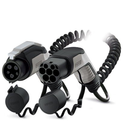 Cablu incarcator spirala CHARX Connect, numar faze: 1, tip priză: 1, 4m, 7,4kW, 32A, 6mm², negru/gri potrivit DS DS 3 / DS 3, DS 4 II, DS 7, DS 9; IVECO DAILY V, DAILY VI 11117165-ZYA 10.83- [2]