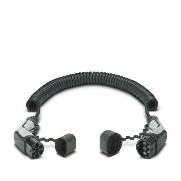 Cablu incarcator spirala CHARX Connect, numar faze: 1, tip priză: 2, 4m, 3,7kW, 20A, 2,5mm², negru/gri potrivit DS DS 3 / DS 3, DS 4 II, DS 7, DS 9; IVECO DAILY V, DAILY VI 11117165-ZYA 10.83- [3]