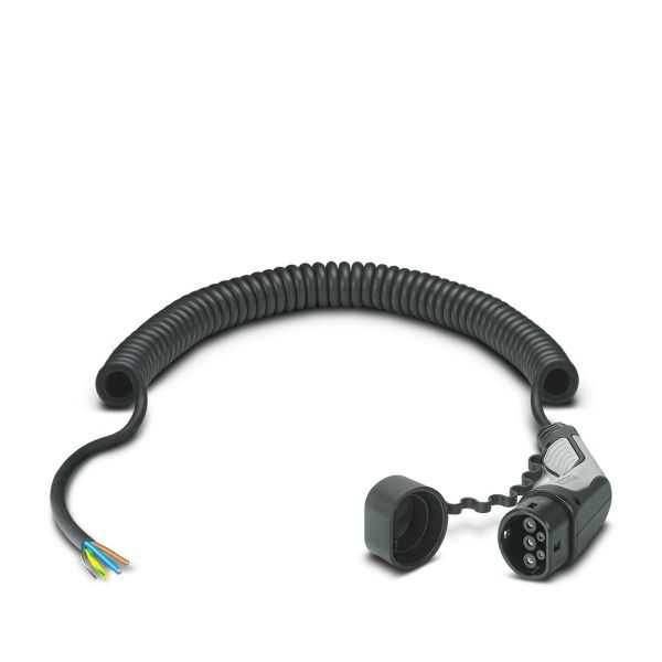 Cablu incarcator spirala CHARX Connect, numar faze: 1, tip priză: 2, 4m, 3,7kW, 20A, 2,5mm², negru potrivit DS DS 3 / DS 3, DS 4 II, DS 7, DS 9; IVECO DAILY V, DAILY VI 11117165-ZYA 10.83- [2]