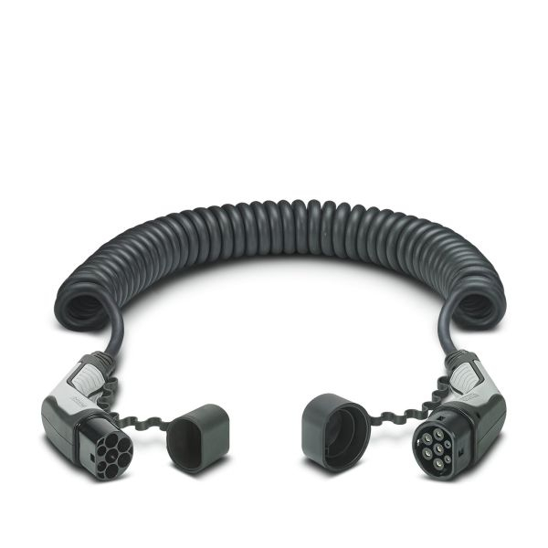 Cablu incarcator spirala CHARX Connect, numar faze: 3, tip priză: 2, 4m, 11kW, 20A, 2,5mm², negru/gri potrivit DS DS 3 / DS 3, DS 4 II, DS 7, DS 9; IVECO DAILY V, DAILY VI 11117165-ZYA 10.83- [3]