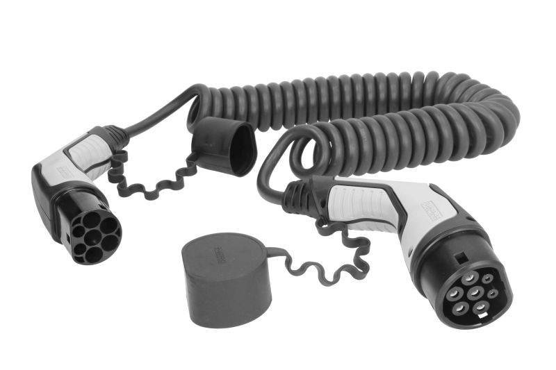 Cablu incarcator spirala CHARX Connect, numar faze: 3, tip priză: 2, 4m, 11kW, 20A, 2,5mm², negru/gri potrivit DS DS 3 / DS 3, DS 4 II, DS 7, DS 9; IVECO DAILY V, DAILY VI 11117165-ZYA 10.83- [2]