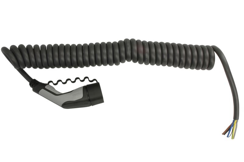 Cablu incarcator spirala CHARX Connect, numar faze: 3, tip priză: 2, 4m, 22kW, 32A, 6mm², negru/gri potrivit DS DS 3 / DS 3, DS 4 II, DS 7, DS 9; IVECO DAILY V, DAILY VI 11117165-ZYA 10.83- [4]
