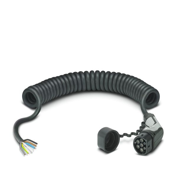 Cablu incarcator spirala CHARX Connect, numar faze: 3, tip priză: 2, 4m, 22kW, 32A, 6mm², negru/gri potrivit DS DS 3 / DS 3, DS 4 II, DS 7, DS 9; IVECO DAILY V, DAILY VI 11117165-ZYA 10.83- [2]