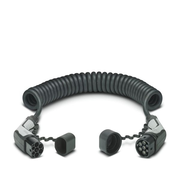 Cablu incarcator spirala CHARX Connect, numar faze: 3, tip priză: 2, 4m, 22kW, 32A, 6mm², negru/gri potrivit DS DS 3 / DS 3, DS 4 II, DS 7, DS 9; IVECO DAILY V, DAILY VI 11117165-ZYA 10.83- [2]