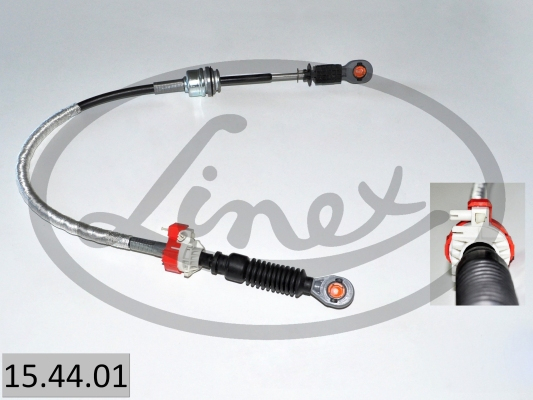 Cablu transmisie stanga (820mm/530mm) potrivit FORD TRANSIT 2.0D/2.3/2.4D 01.00-05.06 [2]