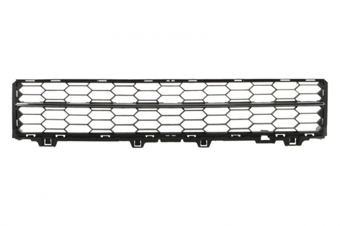 Capac bara fata (cu dunga, plastic, crom/negru) potrivit SKODA SUPERB III 03.15- 03.15-05.19 [1]