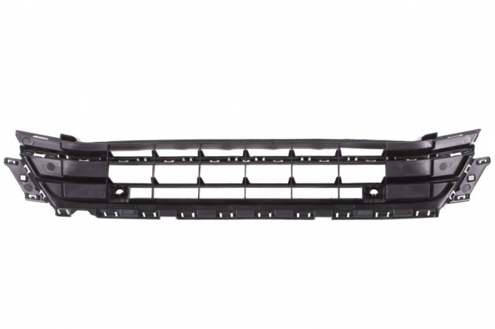 Capac bara fata Fata (Mijloc, cu gauri pentru senzorii de parcare, plastic, negru) potrivit VW JETTA IV 07.14- 09.14-01.18 [2]