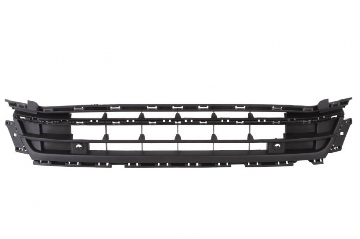 Capac bara fata Fata (Mijloc, cu gauri pentru senzorii de parcare, plastic, negru) potrivit VW JETTA IV 07.14- 09.14-01.18 [3]