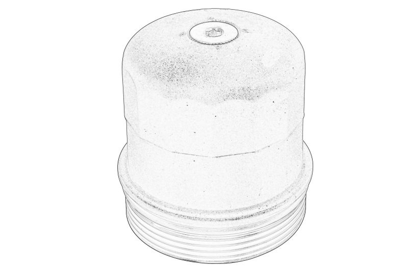 Capac carcasa filtru ulei potrivit HYUNDAI ELANTRA III, SANTA FÉ I, SANTA FÉ II, TRAJET, TUCSON; KIA SPORTAGE II 2.0D 04.01-12.12 [1]