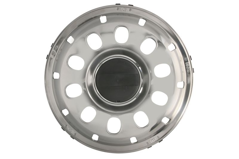 Capac roata fata, material: otel inoxidabil, numar orificii: 10, diametru janta: 22,5 inch, diametru: 588mm, Convex [1]
