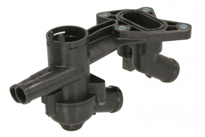 Carcasa termostat potrivit AUDI A3; SEAT CORDOBA, IBIZA III, IBIZA IV, IBIZA IV SC, IBIZA IV ST, TOLEDO IV; SKODA FABIA I, FABIA I PRAKTIK, FABIA II, OCTAVIA II, ROOMSTER 1.2/1.4/1.6 dupa 2001 [2]