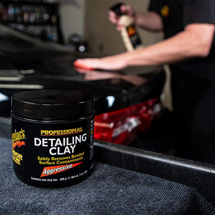 Ceara auto tip plastelina pentru curatare suprafete Meguiars, 200g, Detailing Clay Aggressive [4]