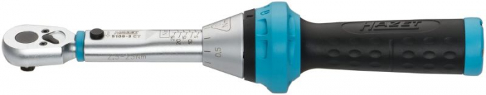 Cheie dinamometrica 1/4 ", marime: 6,3 mm, raza: 2,5-25 Nm, reversibil, patrat [2]