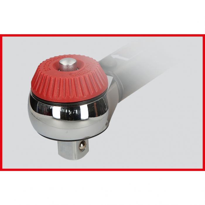 Cheie dinamometrica cu clichet 1/2 ERGOTORQUE precision cu buton rotativ 40-200nm [7]