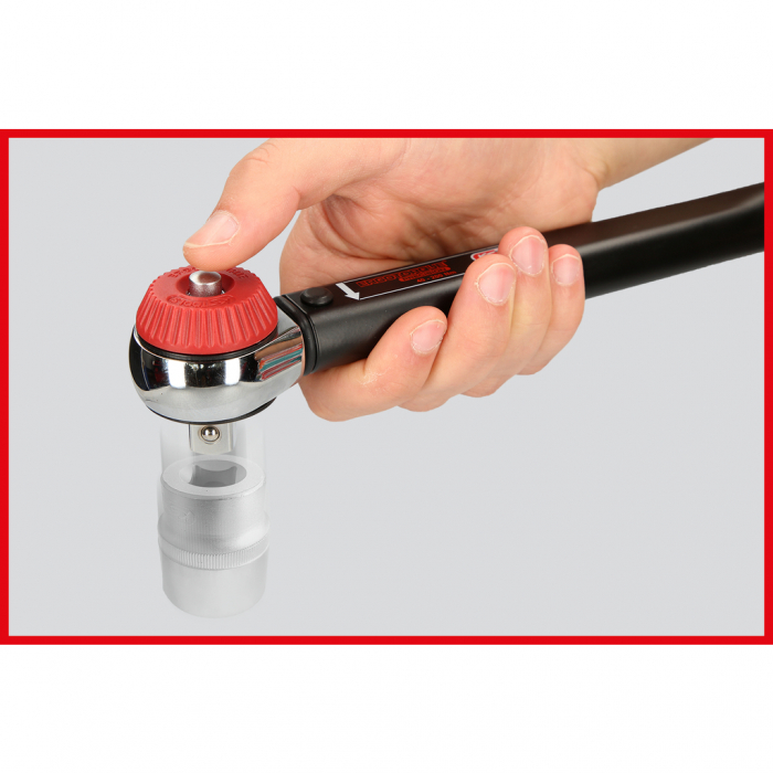 Cheie dinamometrica cu clichet 1/2 ERGOTORQUE precision cu buton rotativ 60-320nm [7]