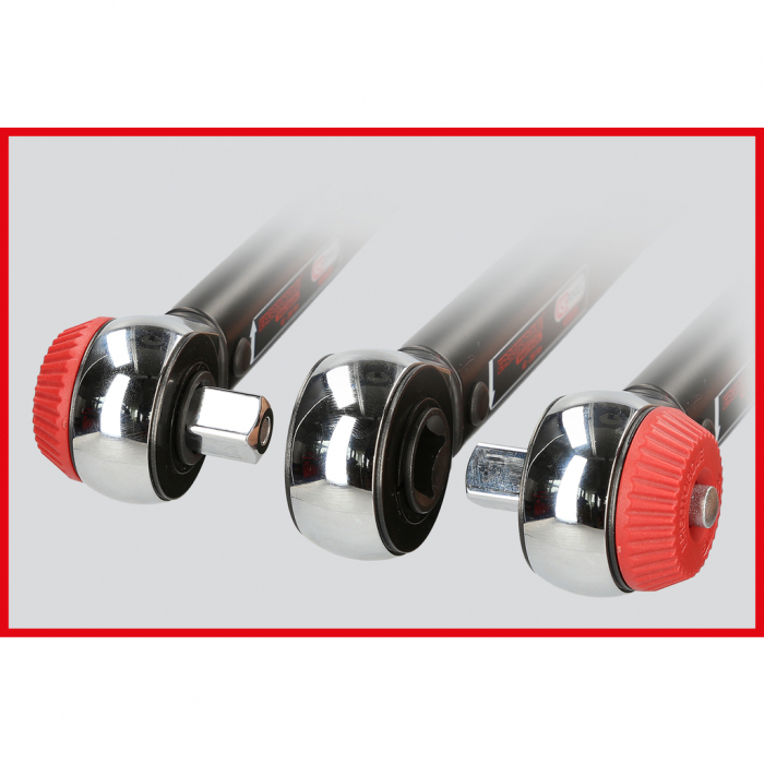 Cheie dinamometrica cu clichet 1/2 ERGOTORQUE precision cu buton rotativ 60-320nm [8]