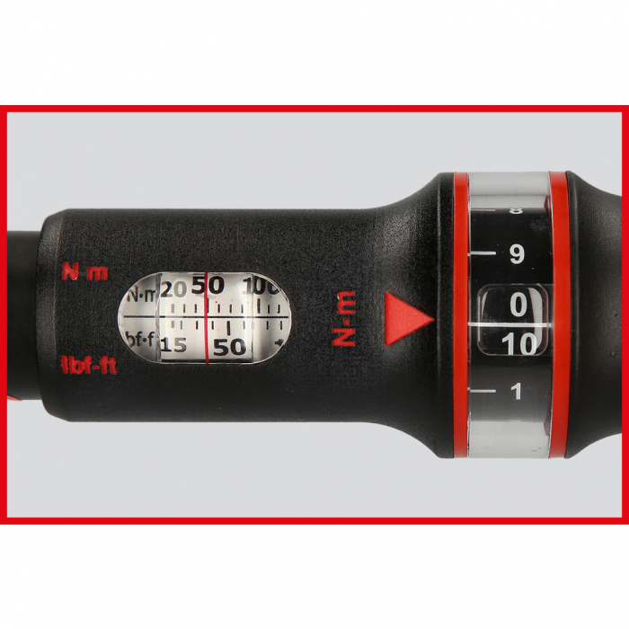 Cheie dinamometrica cu clichet 1/2 ERGOTORQUE precision cu buton rotativ 60-320nm [5]