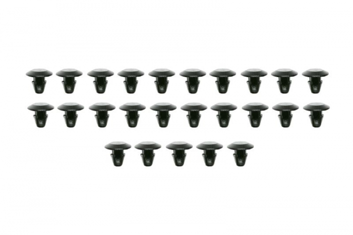 Clame fixare (aplicatie: garnitura, cantitate per impachetare: 25 buc.) potrivit ALFA ROMEO 145, 146, 147, 155, 156, 159, BRERA, GTV, SPIDER; FIAT BRAVA, BRAVO I, BRAVO II, CROMA 01.82- [1]