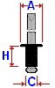 Clema tapiţerie (aplicatie: aripa, cantitate per impachetare: 10 buc.) potrivit BMW X1 (E84), X3 (E83), X3 (F25), X5 (E53), X5 (E70), X6 (E71, E72) 01.00-08.17 [3]