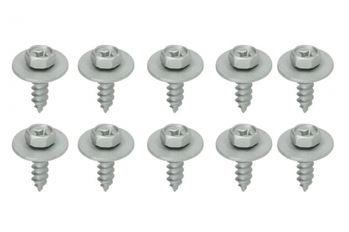 Clema tapiţerie (aplicatie: capacul inferior al motorului, cantitate per impachetare: 10 buc., surub 6.3x19) potrivit TOYOTA AVENSIS, AVENSIS VERSO, AYGO, CAMRY, CARINA E VI, CELICA 01.90- [1]
