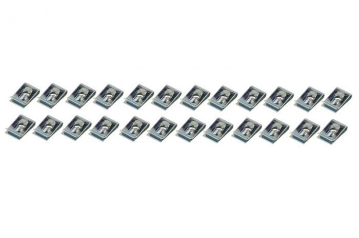Clema tapiţerie (aplicatie: capacul inferior al motorului; mai multe , cantitate per impachetare: 25 buc., placa de montare) potrivit BMW potrivit AUDI A3, Q5, TT 10.77-05.17 [1]