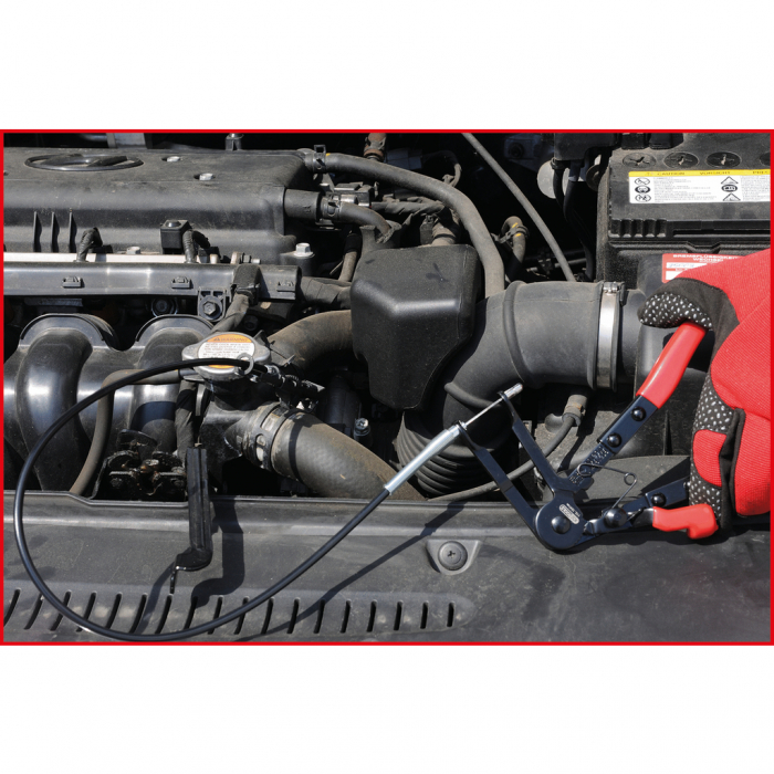 Cleste pentru coliere de furtunuri cu cablu bowden 650mm [7]