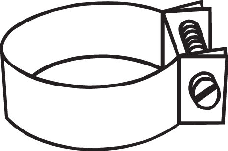 Colier sistem esapament (51mm) potrivit VW GARBUS, TRANSPORTER T2, TRANSPORTER T3 1.2-1.6 01.60-12.85 [1]