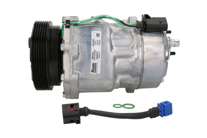 Compresor AC clima AUDI A3, TT; FORD GALAXY; SEAT ALHAMBRA, CORDOBA, CORDOBA VARIO, IBIZA II, INCA, LEON, TOLEDO II; SKODA OCTAVIA I; VW BORA, CADDY II, CADDY III 1.4-3.2 intre 1993-2015 [1]