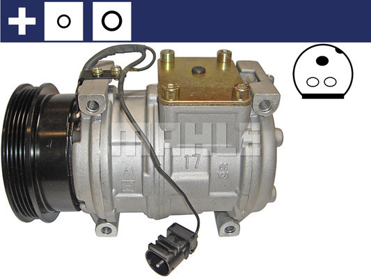 Compresor clima auto aer conditionat potrivit BMW Seria 3 (E36), 5 (E34); INNOCENTI ELBA; LAND ROVER RANGE ROVER II 1.3-2.5D 09.90-03.02 [1]
