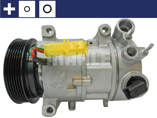 Compresor clima auto aer conditionat potrivit CITROEN C5, C5 II, C5 III; PEUGEOT 407, 607 1.6D-2.2 02.00- [1]