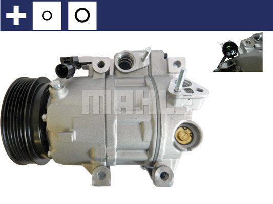 Compresor clima auto aer conditionat potrivit HYUNDAI GRANDEUR, SANTA FÉ II, SONATA V; KIA MAGENTIS II 2.0D/2.2D/2.4 01.05-12.12 [1]