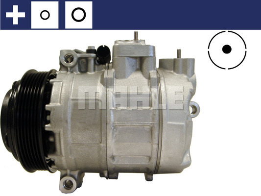 Compresor clima auto aer conditionat potrivit MERCEDES C T-MODEL (S202), C (W202), CLK (A208), CLK (C208), E (A124), E T-MODEL (S210), E (VF210), E (W210), G (W461), G (W463), M (W163) 1.4-Electric 09 [1]
