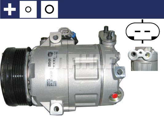 Compresor clima auto aer conditionat potrivit OPEL ASTRA G, ASTRA G CLASSIC 1.4-2.0 02.98-07.09 [1]