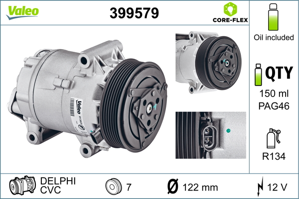 Compresor clima auto aer conditionat potrivit RENAULT CLIO III, GRAND SCENIC II, MEGANE II, SCENIC II 1.9D/2.0 11.02- [1]