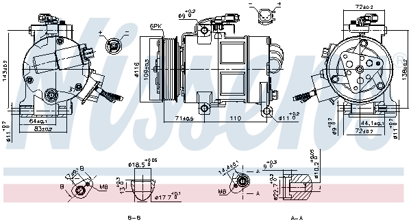 Compresor climatizare aer conditionat potrivit FORD GALAXY III, MONDEO V, S-MAX 1.5 09.14- [1]