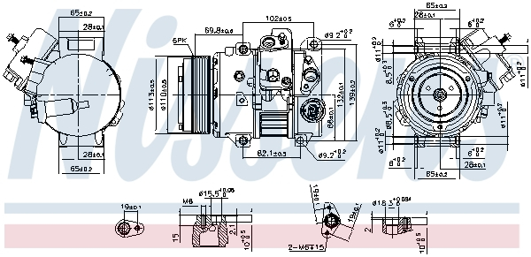Compresor climatizare aer conditionat potrivit LEXUS GS, IS II, LS 4.6/5.0 04.06- [1]