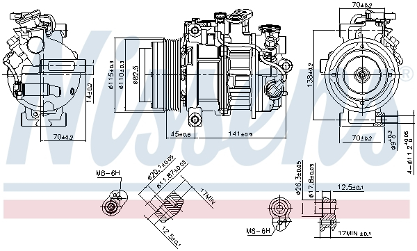 Compresor climatizare aer conditionat potrivit MERCEDES C (A205), C (C205), C T-MODEL (S205), C (W205), CLS (C257), E (A238), E ALL-TERRAIN (S213), E (C238), E T-MODEL (S213), E (W213), GLC (C253) 1.5 [1]