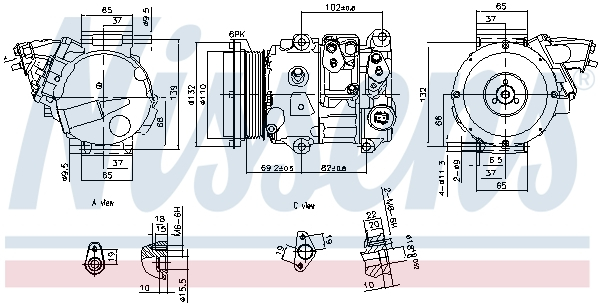 Compresor climatizare aer conditionat potrivit TOYOTA HIGHLANDER / KLUGER, VENZA 2.7 09.08-11.16 [1]