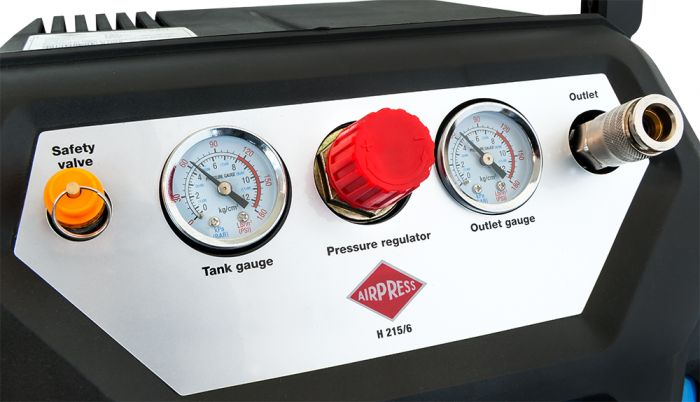 Compresor fara ulei 1,5 CP / 1,1 kW, 215 L/min, Airpress [3]