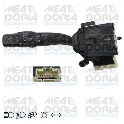 Comutator coloana directie potrivit TOYOTA COROLLA, LAND CRUISER PRADO, PICNIC 05.95-12.10 [4]