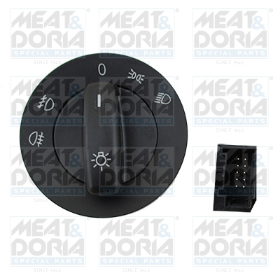 Comutator far potrivit VW CADDY III, CADDY III/MINIVAN, EOS, GOLF PLUS V, GOLF V, JETTA III, PASSAT B6, TOURAN 02.03-08.15 [1]