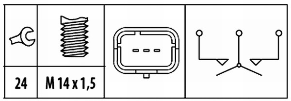 Comutator lampa marsarier potrivit DACIA DOKKER, DOKKER EXPRESS/MINIVAN, DUSTER, DUSTER/SUV, LODGY, LOGAN, LOGAN EXPRESS, LOGAN II, LOGAN MCV, LOGAN MCV II, SANDERO, SANDERO II 03.01- [2]
