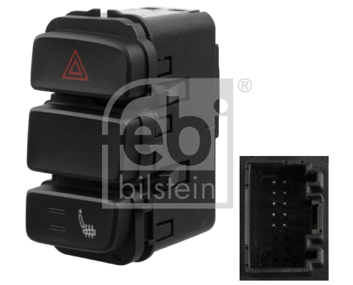 Comutator lumini de avarie potrivit SEAT MII; VW LOAD UP, UP! 08.11- [2]