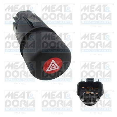 Comutator lumini de avarie potrivit VOLVO S60 II, S80 II, V60 I, V70 III 01.07-05.18 [1]