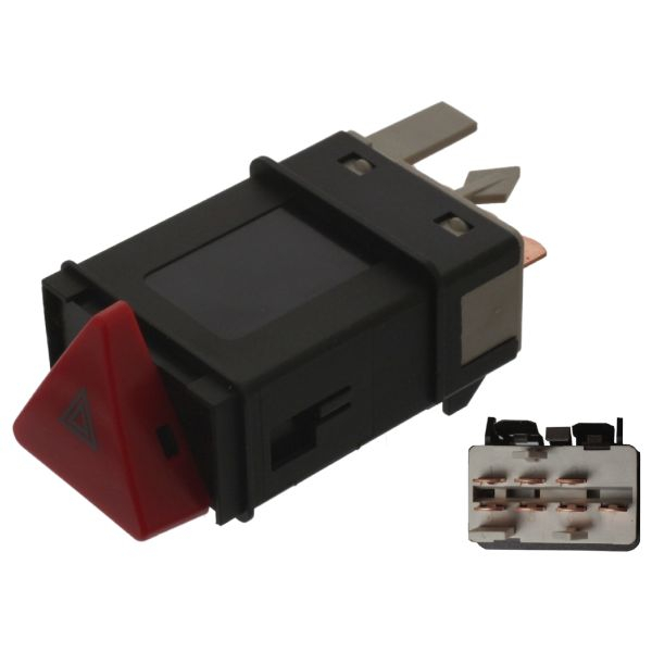 Comutator lumini de avarie potrivit VW AMAROK, CALIFORNIA T4 CAMPER, LUPO I, POLO, POLO III CLASSIC, POLO/KOMBI, TRANSPORTER T4 07.90-07.19 [4]