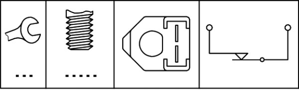 Comutator lumini frana potrivit AUDI A3; FIAT 126; FORD GALAXY I; SEAT ALHAMBRA, AROSA, LEON, TOLEDO I, TOLEDO II; SKODA OCTAVIA I; VW BORA, BORA I, CORRADO, GOLF I, GOLF II 08.75-12.13 [2]