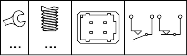 Comutator lumini frana potrivit RVI MASCOTT; MITSUBISHI COLT CZC VI, COLT VI; NISSAN INTERSTAR, PRIMASTAR; OPEL MOVANO A, VIVARO A; RENAULT CLIO II, CLIO II/HATCHBACK, ESPACE IV, KANGOO 03.93- [2]