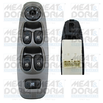 Comutator macara geam Fata Stanga potrivit HYUNDAI ACCENT II, ACCENT III 1.3-1.6 01.00-11.10 [3]