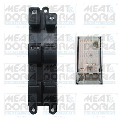 Comutator macara geam Fata Stanga potrivit NISSAN X-TRAIL I 2.0/2.2D/2.5 06.01-01.13 [1]